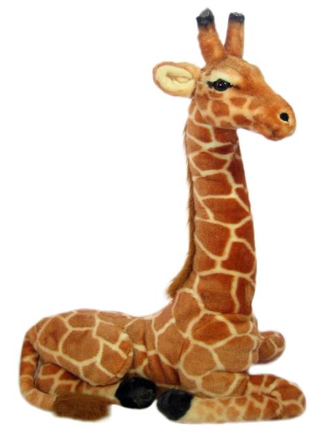 Plüsch Plüschtier Kuscheltier Stofftier sitzende Giraffe Höhe ca. 22cm 